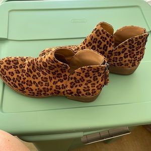 Cheetah booties